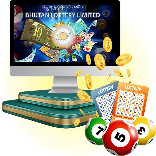 Bhutan Lottery paper ticket with draw date, serial number, and ticket details.